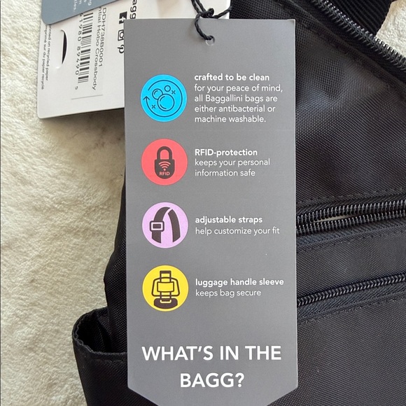 Baggallini Carryall Tote Bag - Crossbody Tote Bag